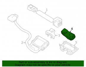 Кнопка SOS Infiniti QX30 17-19