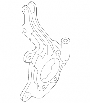 Цапфа передняя левая Nissan Rogue 14-20 Korea