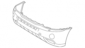Bara fata goala Lexus RX400h 06-09 noua, neoriginala