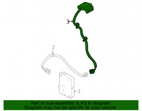 GPS Navigation System Antenna Mitsubishi Outlander 22-26