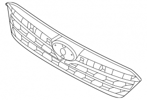 Grilă radiator Subaru Impreza 20-23 GK fără ornament și emblemă