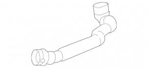 Патрубок системы охлаждения Mercedes C-class W205 300 15-18