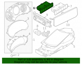 Блок кнопок передней панели верхний Mazda CX-50 23-26 под парктроники