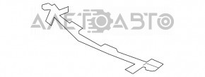 Крепление решетки радиатора верхнее Lexus RX350 RX450h 20-22