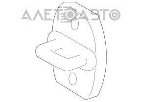 Скоба замка двери передняя левая Lexus RX350 RX450h 10-15