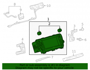 Монитор, дисплей Toyota Prius V 12-15 дорест, JBL, царапины