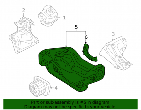 Опора КПП BMW X5 E70 07-13