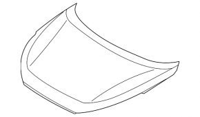 Капот голый Hyundai Tucson 16-21