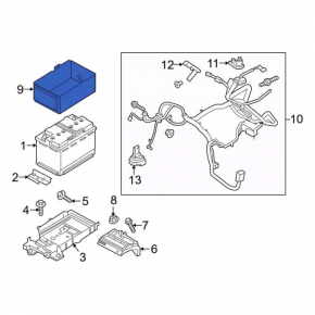 Capacul bateriei Ford Edge 15-