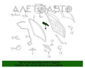 Петля двери багажника левая Mercedes W164 ML