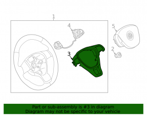 Накладка руля VW Jetta 19-21 царапины