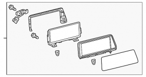 Монитор, дисплей, навигация Lexus RX350 RX450h 16-17 12.3"