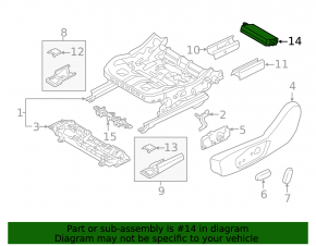 Driver Memory Seat Module Ford Fusion mk5 19-20