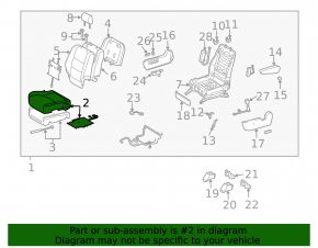 Пассажирское сидение Lexus RX300 RX330 RX350 RX400h 04-09 с airbag, кожа беж, электро, подогрев, трещины на коже