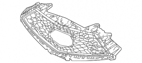 Решетка радиатора grill Acura TLX 21-25 Base, sh-awd, a-spec, 2021-23. base, sh-awd, without surround view