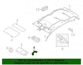 Ручка потолка задняя левая Hyundai Tucson 22-26 серая