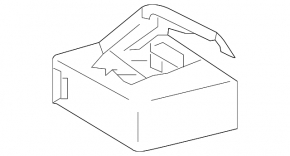 Controller, vehicle approaching speaker Toyota Prius V 12-17