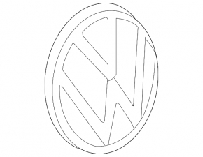 Emblemă spate pentru VW Jetta 22-24