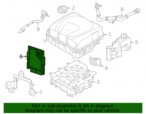 Блок ECU компьютер двигателя Nissan Leaf 13-13