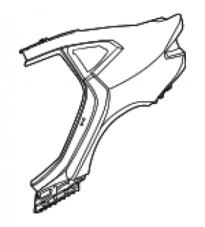 Aripă spate dreapta BMW i4 22-26