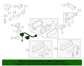 Кнопки передней панели Subaru Forester 14-18 SJ