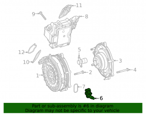 Фланец охлаждения электродвигателя АКПП Mercedes W167 GLE 450 20-21