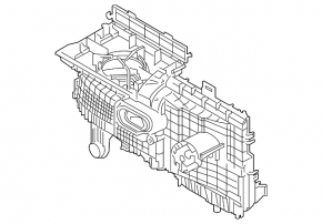 Корпус печки вентиляция Ford Mustang Mach-E 21-26