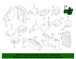 PARK DISTANCE WARNING BUZZER SIREN SPEAKER Nissan Murano z52 15-24