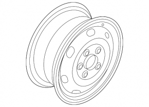 Запасное колесо докатка VW Passat 20-22 R16 135/90