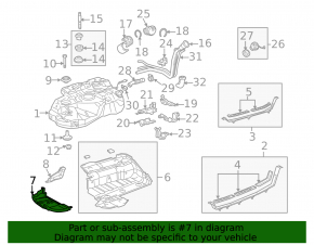 Передняя защита бака Lexus RX300 RX330 RX350 04-09