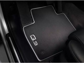 Комплект ковриков салона ткань Audi Q3 8U 15-18 черная Q3 8U