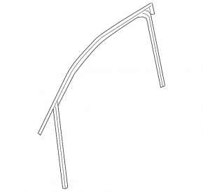 Garnitura sticla fata dreapta Audi A4 B9 17-