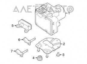 ESP Sensor Porsche Macan 15-17