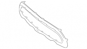 Ornamente bară față Mercedes GLC 300/350e 16-19, cromate