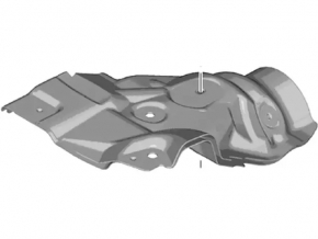 Защита переднего редуктора Ford Edge 19-24 2.0T
