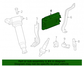 Блок ECU компьютер двигателя Toyota Highlander 14-16 2.7