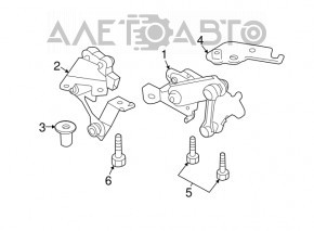 Датчик наклона кузова задний Mazda3 MPS 09-13