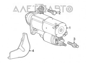 Стартер Buick Encore 13-21 LUV