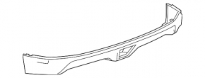 Губа накладка заднего бампера Chevrolet Volt 11-15