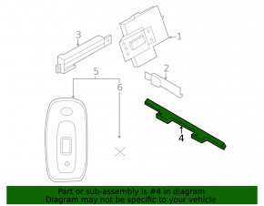 ANTENNA ASSY-ROOM,SMART KEYLESS Nissan Ariya 23-26