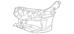 Suport bara față, cadru interior stânga BMW 3 G20 23-26 M-sport