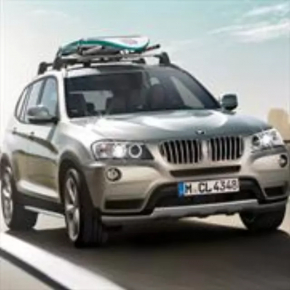 Рейлинги продольные 2шт BMW X3 F25 11-17 хром