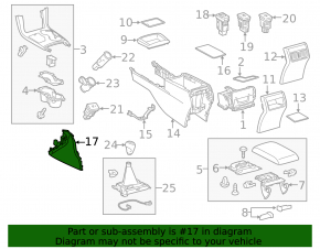 Накладка центральной консоли с подстаканником Toyota Camry v55 15-17 usa