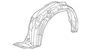 Подкрылок передний правый Honda Civic 13-15