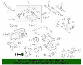 Прикуриватель багажника Mercedes H247 GLA 20-26