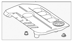 Накладка двигателя Mercedes H247 GLA 24-26 M260
