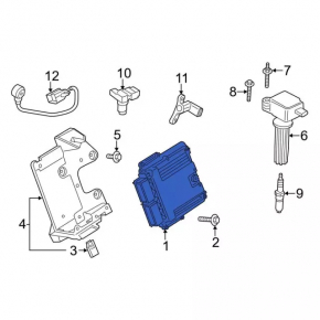 Блок ECU компьютер двигателя Lincoln MKC 15-19