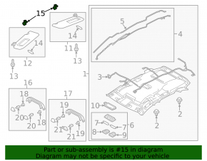 Крючок крепления пассажирского козырька Mazda 3 14-18 BM серый