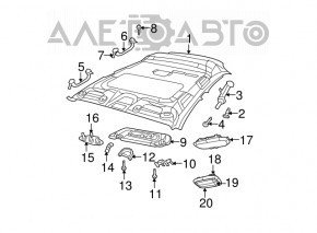 Ручка потолка передняя Jeep Patriot 11-17