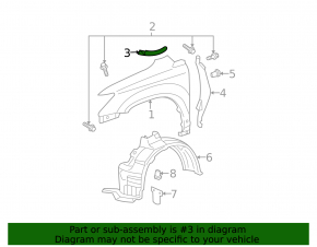Уплотнитель решетки дворников левый Lexus RX300 RX330 RX350 RX400h 04-09